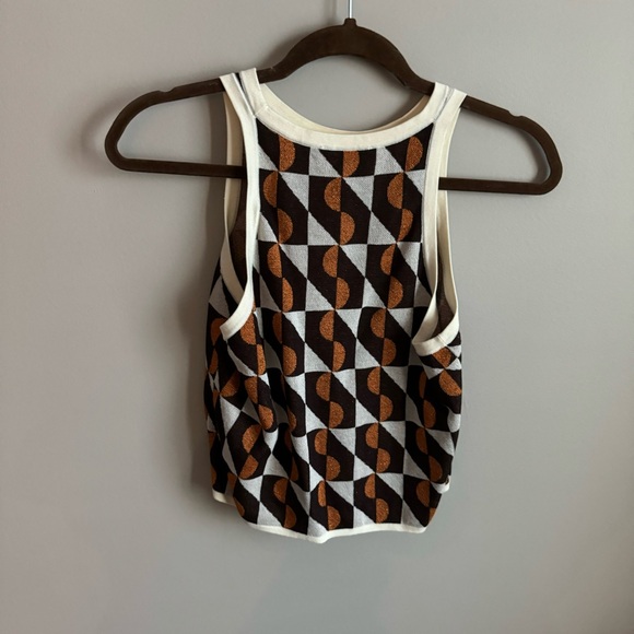 & Other Stories Geometric Jacquard Sweater Tank - Picture 4 of 4